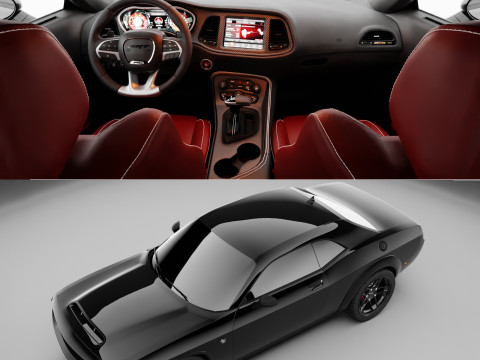 Dodge Challenger SRT Demon Modello 3D