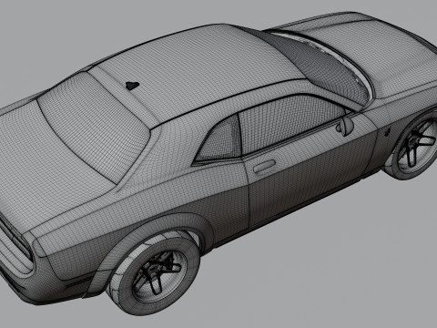 Dodge Challenger SRT Demon Modello 3D