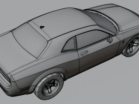 Dodge Challenger SRT Demon 3D Model