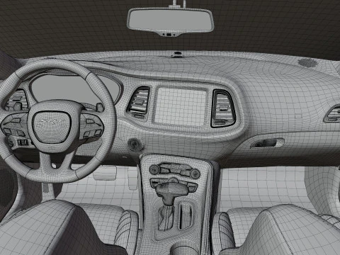Dodge Challenger SRT Demon 3D Model