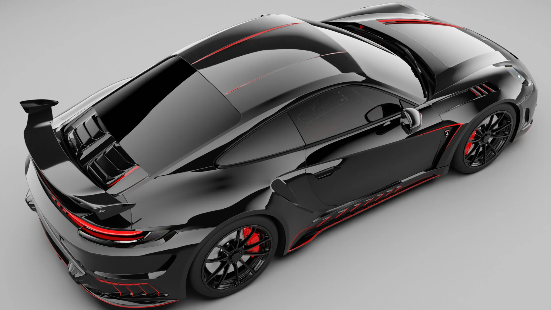 Porsche 911 Stinger GTR 3D Model .c4d .max .obj .3ds .fbx .stl .blend 