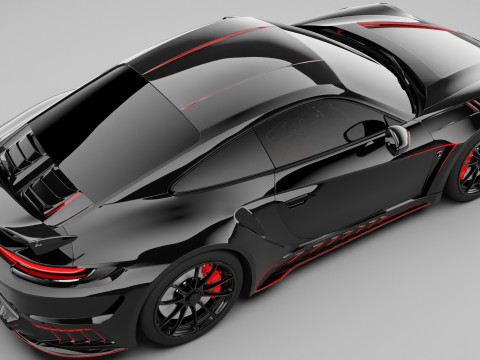 Porsche 911 Stinger GTR 3D 모델