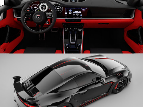 Porsche 911 Stinger GTR 3D Модель