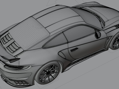 Porsche 911 Stinger GTR 3D Модель