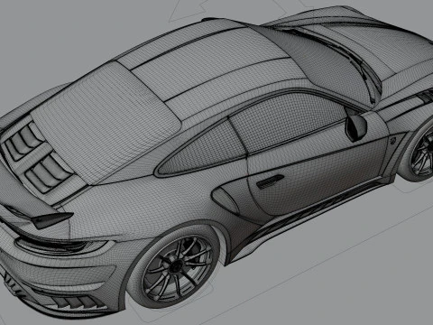 Porsche 911 Stinger GTR 3D Model