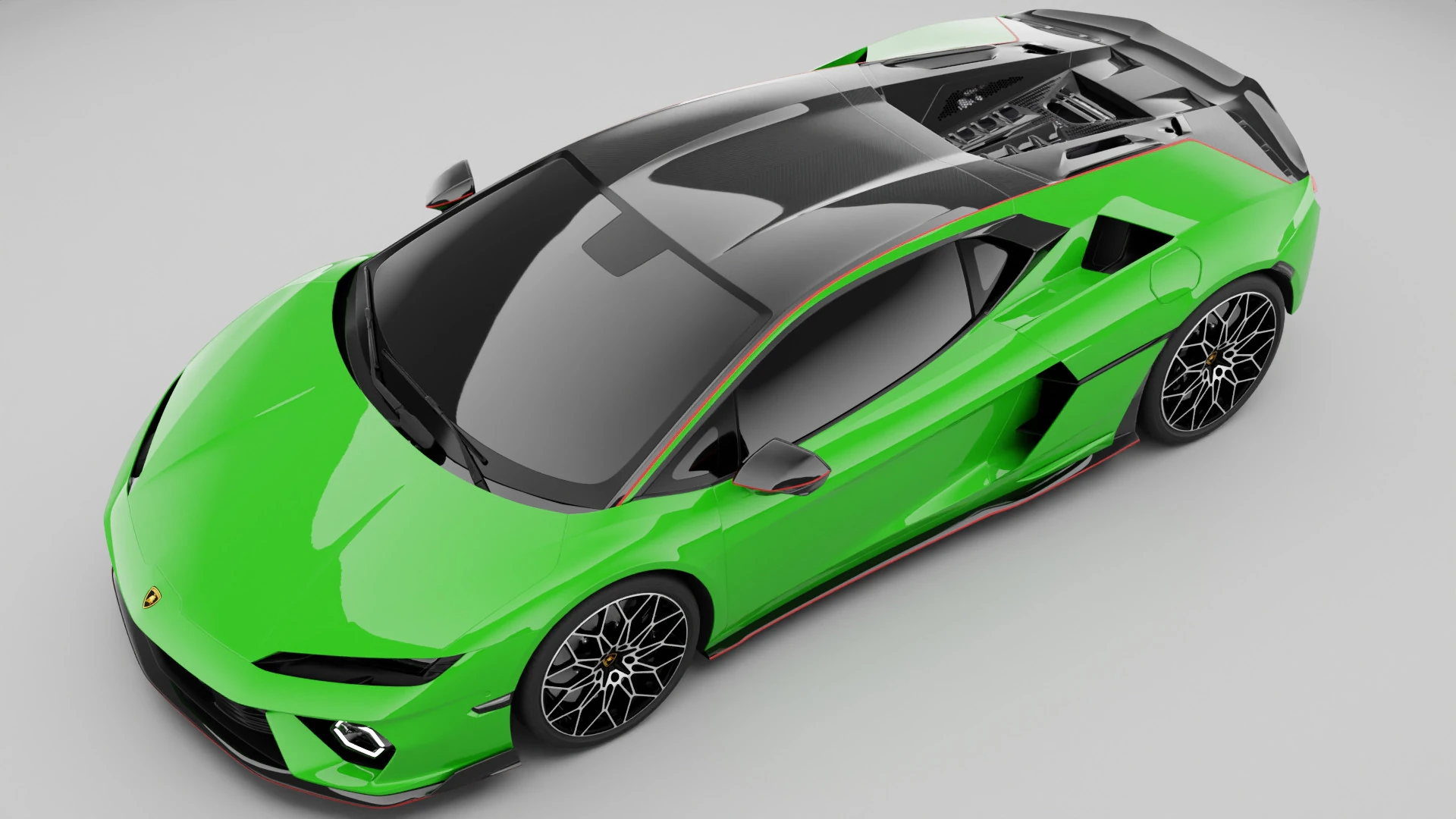 Lamborghni Temerario Alleggerita Package 3D Model .c4d .max .obj .3ds .fbx .stl .blend 