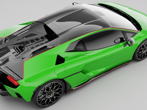 Lamborghni Temerario Alleggerita Package 3D 模型