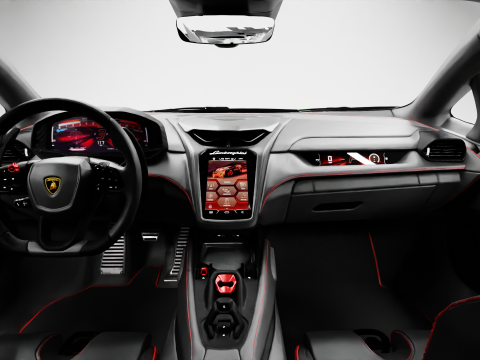 Lamborghni Temerario Alleggerita Package 3D 模型