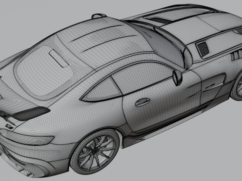 AMG GT Black Series 2021 3D 모델