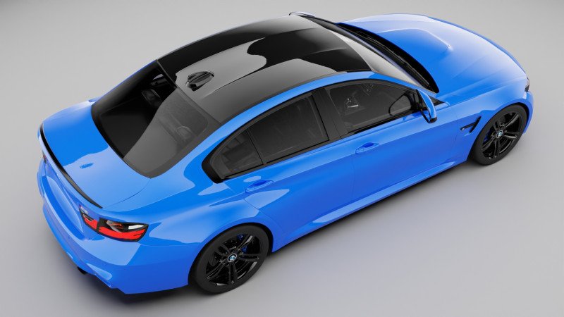 BWM M3 Sedan 2014 3D Model .c4d .max .obj .3ds .fbx .stl .blend