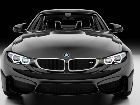 BWM M3 Sedan 2014 3D Model