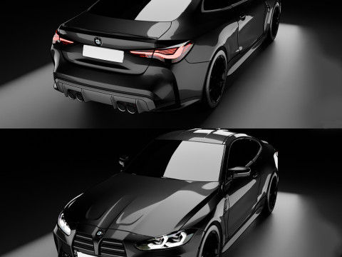 BWM M4 G82 3D Model