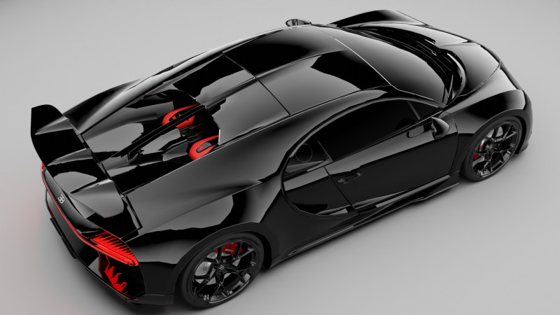 Bugatti Chiron Sport 3D Model .c4d .max .obj .3ds .fbx .stl .blend 