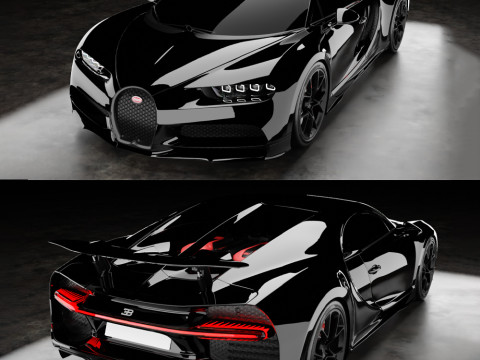 Bugatti Chiron Sport 3D Model