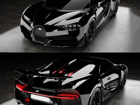 Bugatti Chiron Sport 3D Model