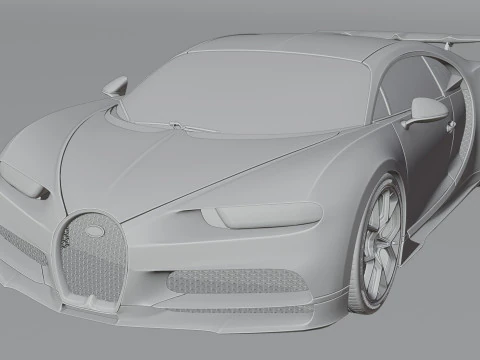 Bugatti Chiron Sport 3D Model