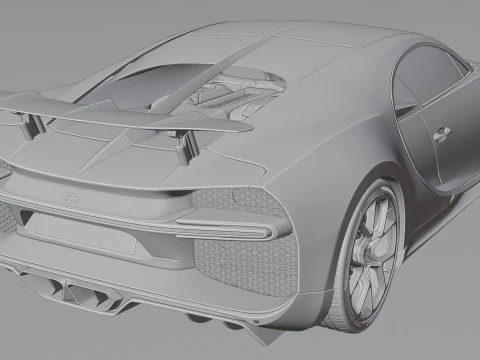 Bugatti Chiron Sport 3D Model