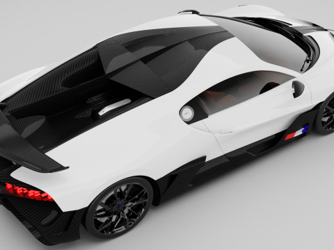 Bugatti Divo 2019 Modello 3D