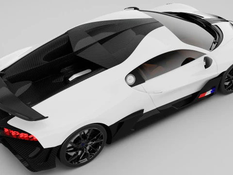 Bugatti Divo 2019 3D Model