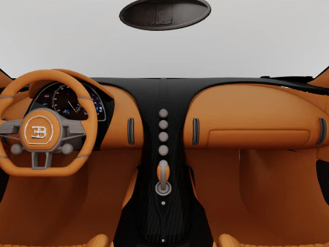 Bugatti Divo 2019 3D Model