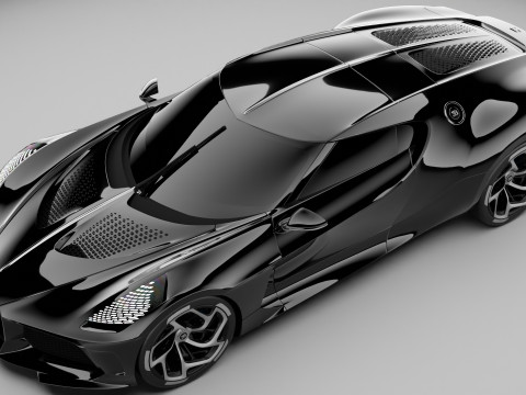 Bugatti La Voiture Noire 3D Model