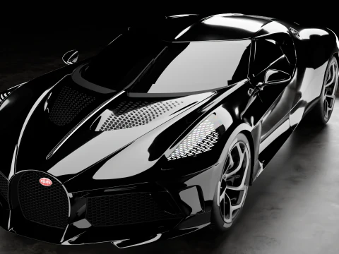Bugatti La Voiture Noire 3D Model