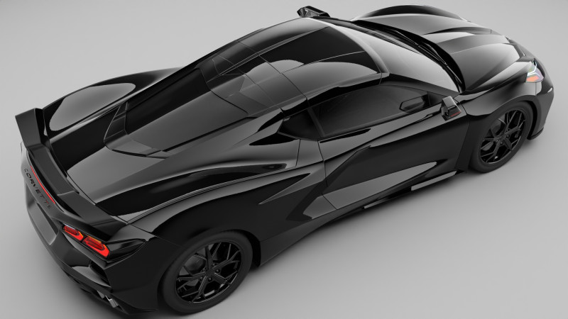 Chevrolet Corvette Stingray 3D 模型 .c4d .max .obj .3ds .fbx .stl .blend