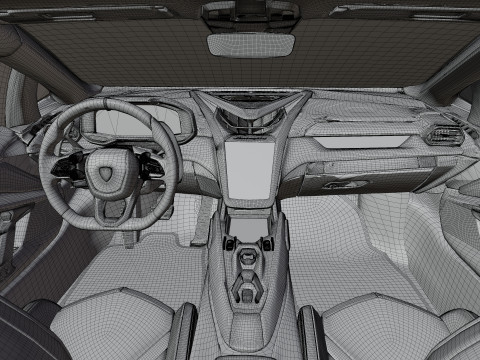 Lamborghni Revuelto 3D Model