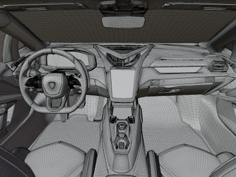 Lamborghni Revuelto 3D Model