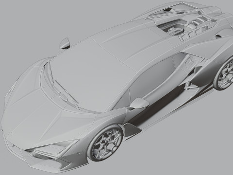 Lamborghni Revuelto 3D Model