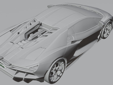 Lamborghni Revuelto 3D Model