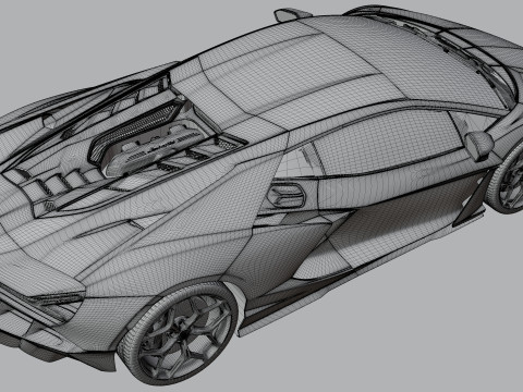 Lamborghni Revuelto 3D Model