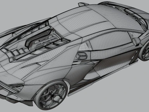 Lamborghni Revuelto 3D Model