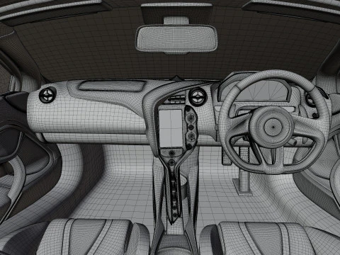 Mclaren 765 lt 3D Model