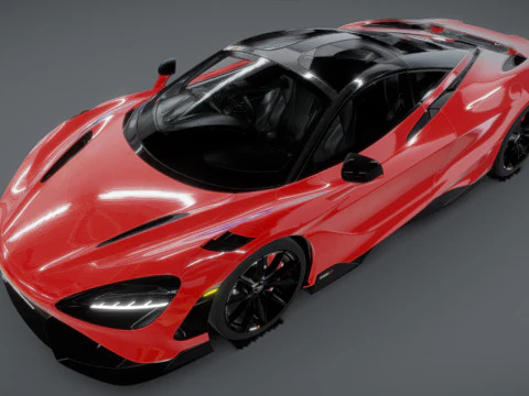 Mclaren 765 lt 3D Model