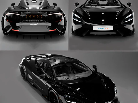 Mclaren 765 lt 3D Model