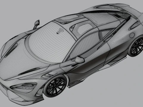 Mclaren 765 lt 3D Model