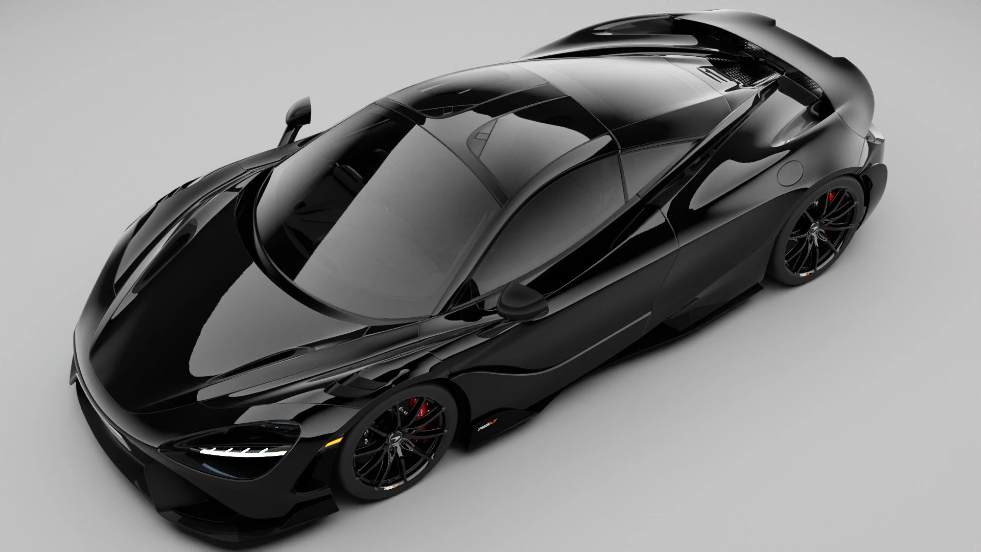 Mclaren 765 lt 3D Model .c4d .max .obj .3ds .fbx .stl .blend
