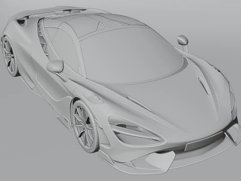 Mclaren 765 lt 3D Model