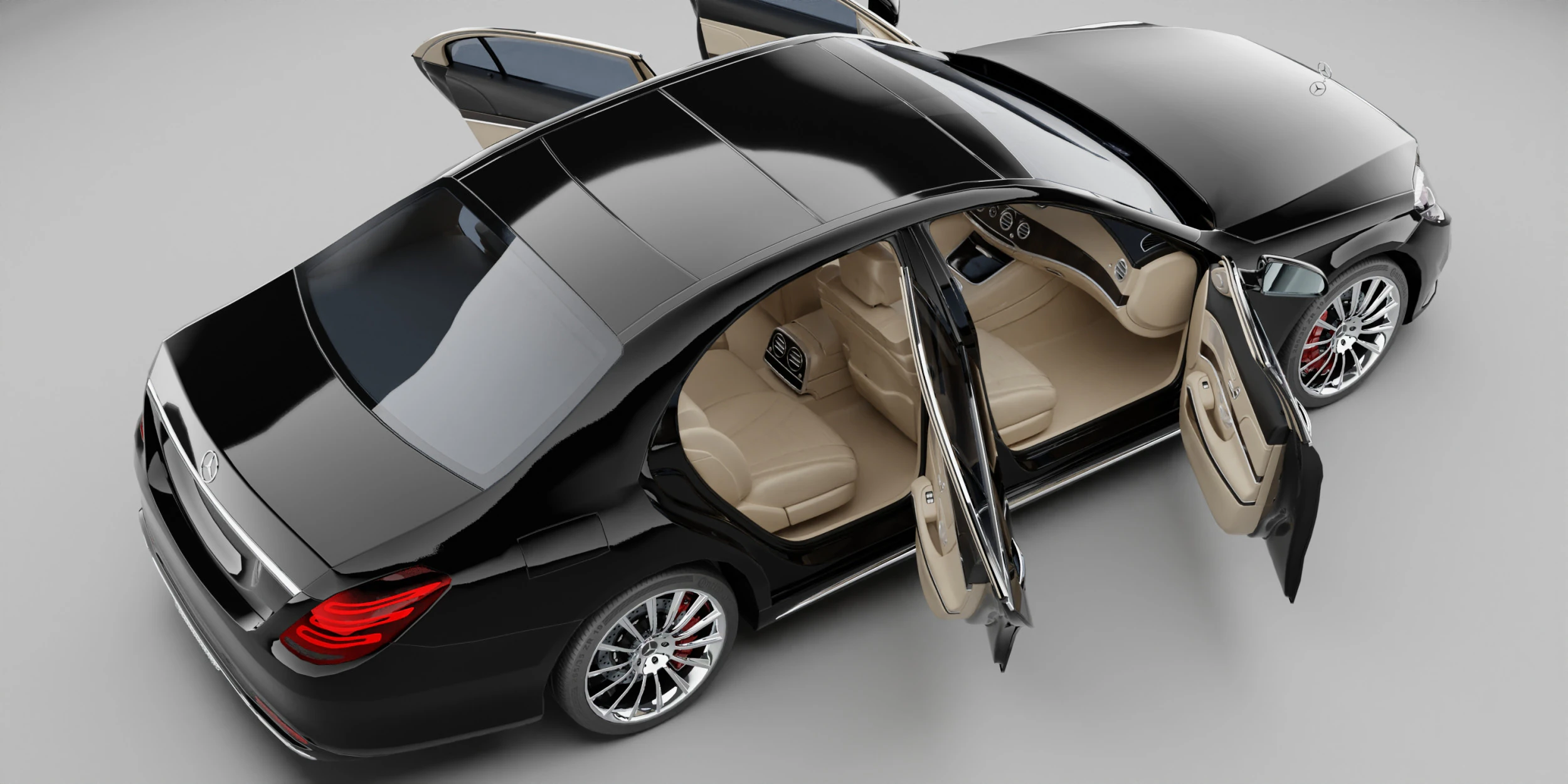 Mercedes-Benz S65 W222 2014 Modello 3D .c4d .max .obj .3ds .fbx .stl .blend 