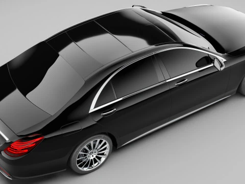 Mercedes-Benz S65 W222 2014 Modello 3D