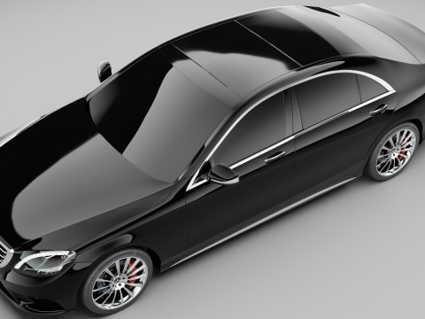 Mercedes-Benz S65 W222 2014 Modèle 3D