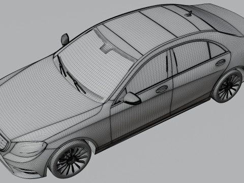Mercedes-Benz S65 W222 2014 Modèle 3D