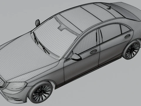 Mercedes-Benz S65 W222 2014 Modello 3D
