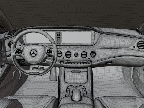 Mercedes-Benz S65 W222 2014 Modèle 3D