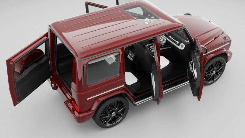 Mercedies G Wago Model 3D .c4d .max .obj .3ds .fbx .stl .blend