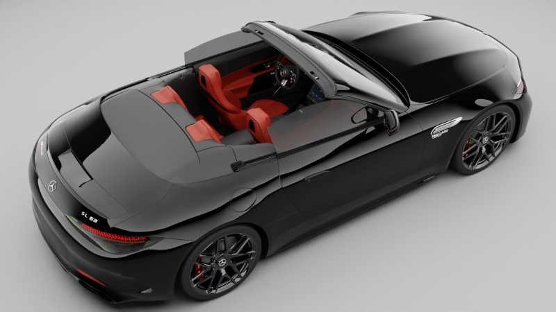 Mersedes Benz SL63 AMG Modelo 3D .c4d .max .obj .3ds .fbx .stl .blend