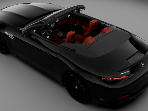 Mersedes Benz SL63 AMG Modelo 3D