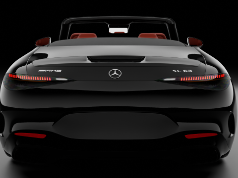 Mersedes Benz SL63 AMG Modelo 3D