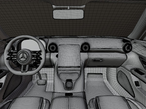 Mersedes Benz SL63 AMG Modelo 3D